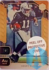 2020 Panini Elements HENRY RUGGS RC Au GOLD Metal Rookie SP #’d /91 Raiders